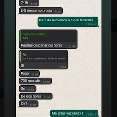 Un hostelero, a un camarero que trabajará de 7 a 19: “Puedes descansar dos horas”