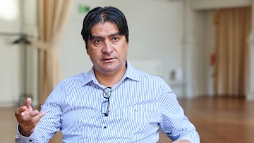 Marco Garcés durante una entrevista concedida a AS