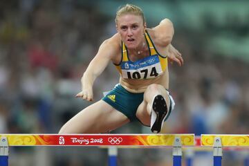 En 110 metros valla y con un tiempo de 12,35 segundos, la australiana ganaba el oro en Pekín 2008 y se hacia con un récord olímpico.