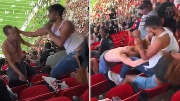 Total chaos: massive brawl breaks out at Falcons vs Saints game