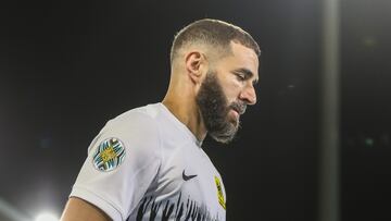 Taif (Saudi Arabia), 27/07/2023.- Karim Benzema of Al Ittihad during the Arab Club Champions Cup match between Esperance Tunis and Al Ittihad at King Fahd Stadium in Taif, Saudi Arabia, 27 July 2023. (Arabia Saudita, Túnez) EFE/EPA/STR
