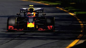 Gasly (Red Bull RB15), en el GP de Australia 2019 de F1. 