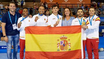 Ray Zapata logra en la final de suelo el primer oro de España