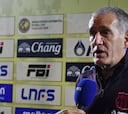 Plaza: "Robaron tres con portero-jugador y metieron tres golazos"