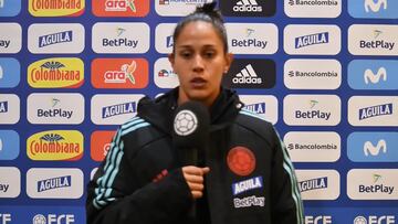 Marcela Restrepo, una de las más destacadas en el 0-0 de Colombia ante Estados Unidos.