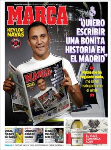 Portadas de la prensa mundial