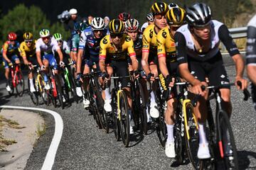 Roglic durante la tercera etapa de La Vuelta.