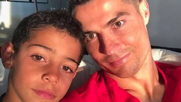 Cristiano celebra desde la distancia el cumpleaños de su hijo mayor.