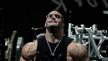El culturista Nick Walker durante un entrenamiento.