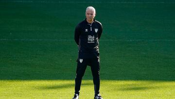 Sergio Pellicer, durante un entrenamiento.