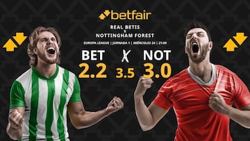 Real Betis vs. Nottingham Forest: horario, dónde ver, estadísticas y pronósticos