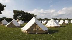 El espectacular camping en Cardiff para los aficionados