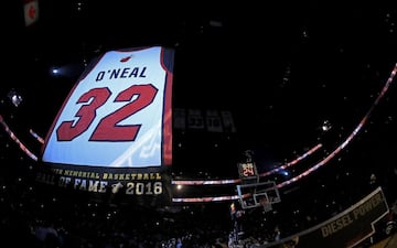 Los Heat retiran el dorsal 32 de Shaquille O´Neal