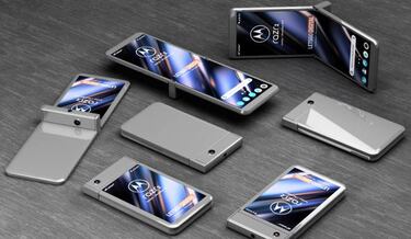 Filtrado un móvil Motorola Razr flexible y modular