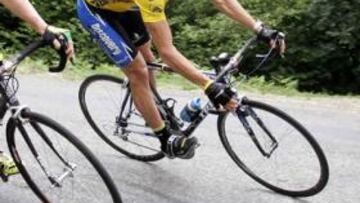 <b>ACUSADOR Y ACUSADO. </b>Landis y Armstrong, primero compañeros en el US Postal y luego rivales.