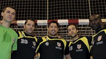 <b>REPOQUER. </b>Raúl, Chema, Edu, Parrondo y Davis, la conexión vallisoletana del Atlético de Madrid.