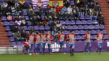 Valladolid 0- Sporting 1: Resumen, resultado y goles del partido