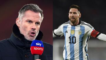 Jamie Carragher bromea con un mensaje de Lionel Messi: “Me llamó burro”