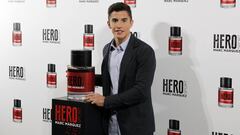 Márquez en la presentación de su perfume.