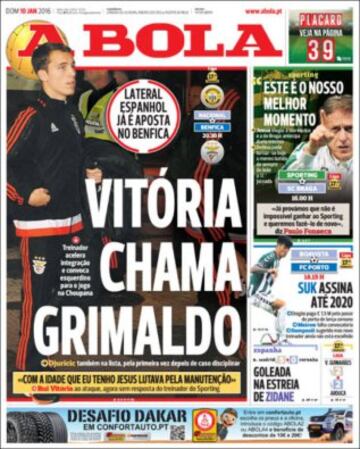 Portadas de la prensa mundial