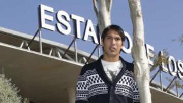 <b>EL CICLÓN. </b>Ulloa ha marcado cuatro goles a la Real Sociedad con el Almería.