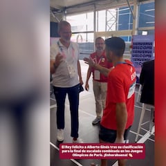 Felipe VI y Alberto Ginés: el saludo con más ‘flow’ a un deportista de todos los Juegos