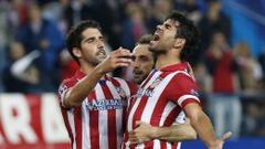 Costa celebra su gol ante el Austria Viena.