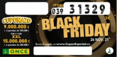 Cuponazo Black Friday de la ONCE: comprobar los resultados del sorteo de hoy, viernes 26 de noviembre