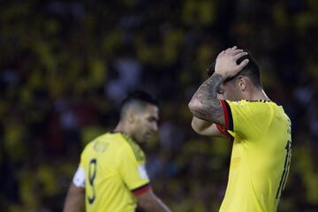 En imágenes la derrota de Colombia ante Paraguay