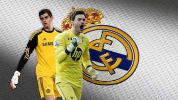 El Madrid tiene otro portero en lista por si falla Courtois