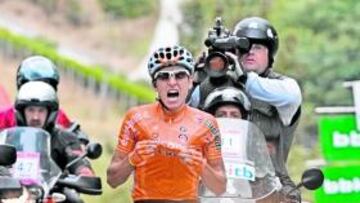 Igor Antón, en Urkiola.