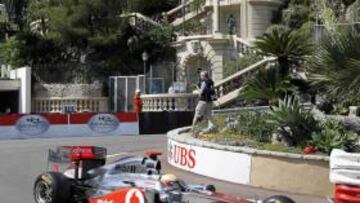 Hamilton, en Mónaco.