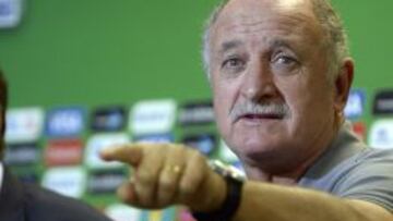 El entrenador de la selección brasileña, Luiz Felipe Scolari.