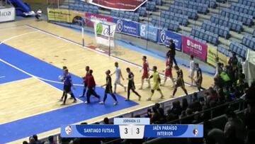 Jornada 13. Santiago Futsal 3-3 Jaén Paraíso Interior