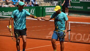 Juan Sebastián Cabal y Robert Farah en el Masters 1000 de Montecarlo