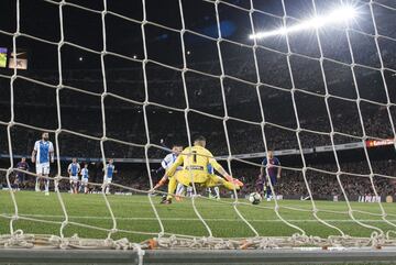 2-0. Messi marcó el segundo gol.