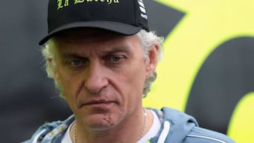 Oleg Tinkov durante una prueba ciclista. 