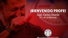 Juan Carlos Osorio se convirtió en entrenador de Paraguay