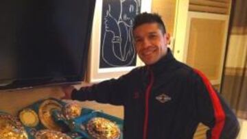 <b>MADRILEÑO. </b>Sergio saldrá al ring también con la bandera de España.