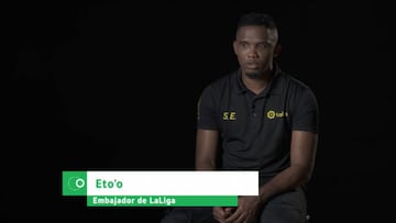 Eto'o intenta explicar quién es mejor entre Messi e Iniesta