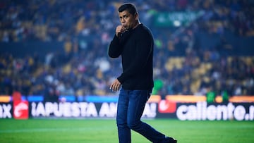   Marco Antonio Ruiz head coach of Tigres during the game Tigres UANL vs Mazatlan FC, corresponding to Round 14 of the Torneo Clausura 2023 of the Liga BBVA MX, at Universitario Stadium, on April 08, 2023.

<br><br>

Marco Antonio Ruiz Director Tecnico de Tigres durante el partido Tigres UANL vs Mazatlan FC, Correspondiente a la Jornada 14 del Torneo Clausura 2023 de la Liga BBVA MX, en el Estadio Universitario, el 08 de Abril de 2023.