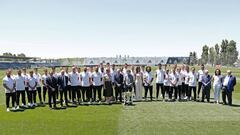 Isabel Díaz Ayuso visita las obras del Santiago Bernabéu