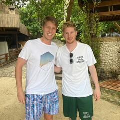Andrés Llinás se encuentra con Kevin De Bruyne en Cartagena