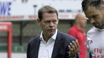 Frank Arnesen, en su etapa como director deportivo del Hamburgo. 