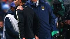 Pellegrini negó la partida de Agüero: "Está feliz aquí"