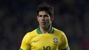 Diego Costa con Brasil.