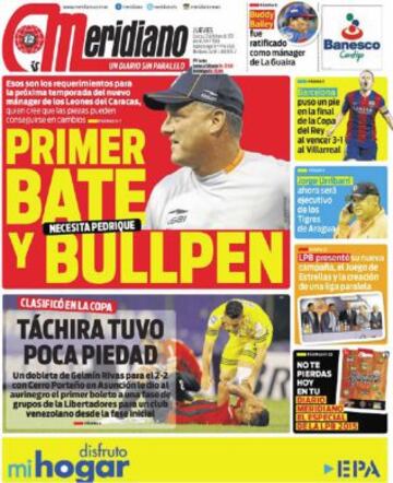 Portadas de la prensa deportiva