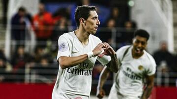 Golazo de Di María en una nueva victoria del PSG