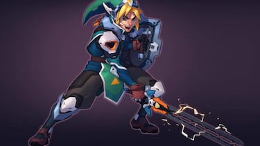 Un artista convierte a Link en un personaje de Overwatch