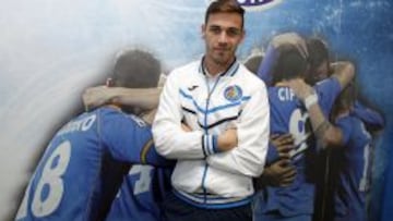 Álvaro Vázquez, delantero del Getafe